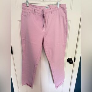 Pistola Pink Ankle Cropped denim